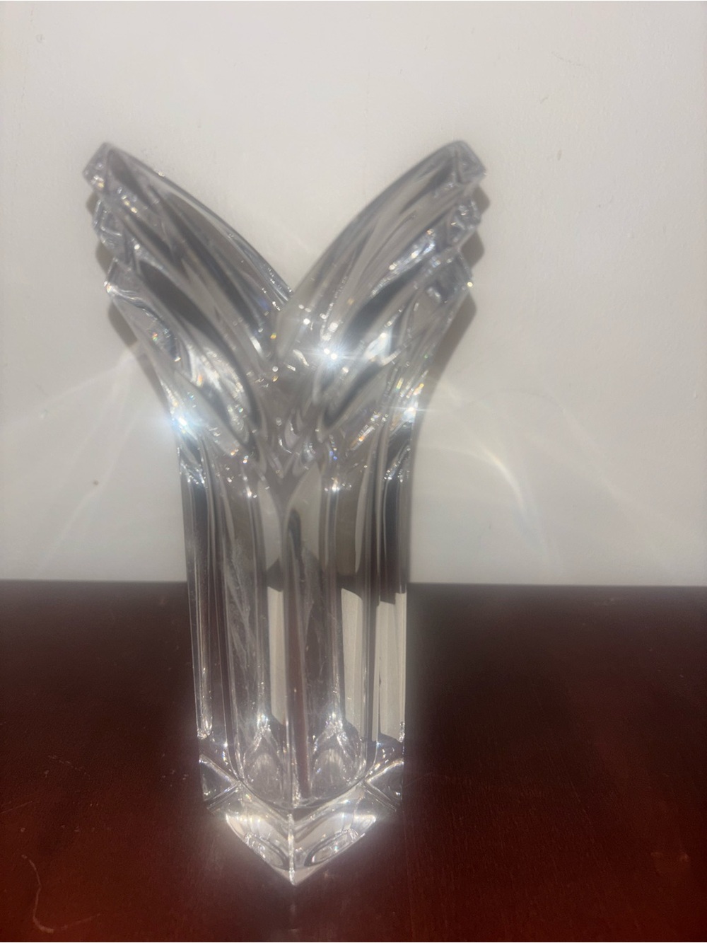 Vintage Mikasa Crystal Decorative Vase